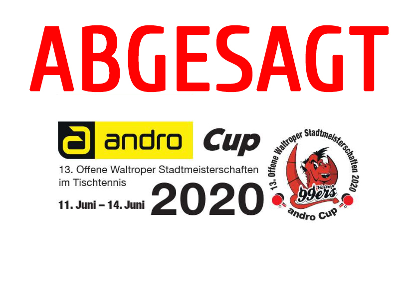 Absage des andro-Cups war unumgänglich
