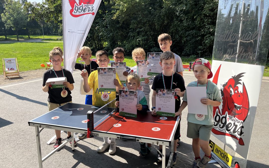 Tischtennis-Cup für Anfänger: Kinder aus Waltrop waren begeistert