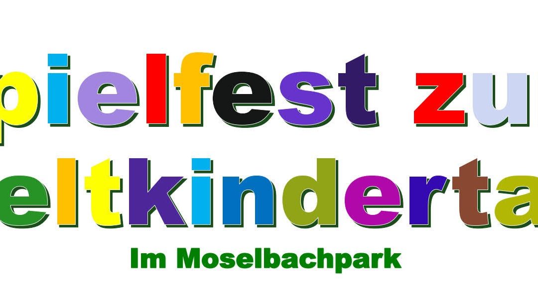 Spielefest im Moselbachpark zum Weltkindertag