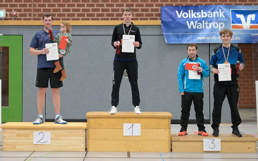 Westdeutsche Einzelmeisterschaften Damen/Herren am 17./18.01.2026 im SPONO in Waltrop